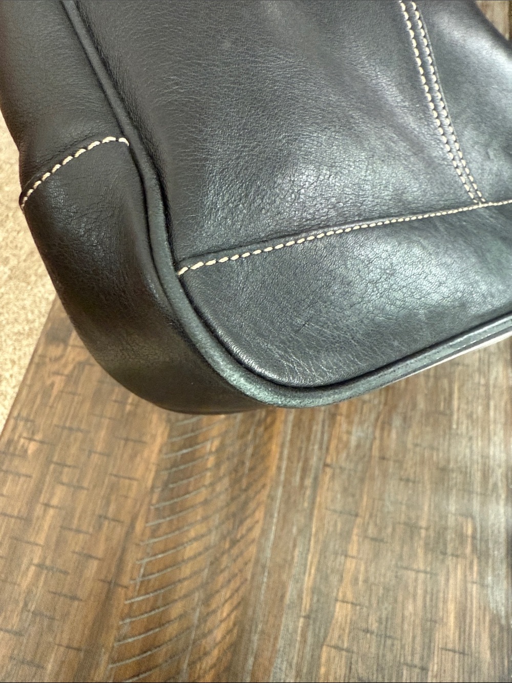 COACH Vintage Hampton Lunch Tote Shoulder Bag black - Picture 11 of 16
